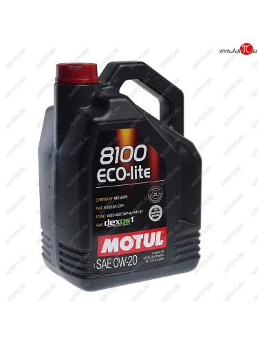 Масло моторное 8100 ECO-LITE 0W20 синт.5л MOTUL MOTUL 108536