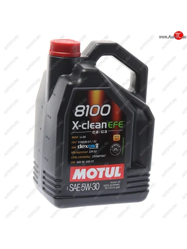 Масло моторное 8100 X-CLEAN EFE 5W30 синт.5л MOTUL MOTUL 109471