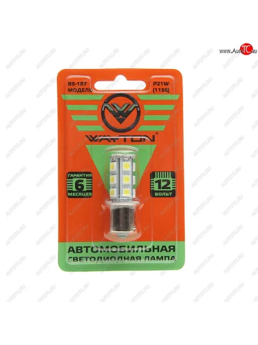 Лампа светодиодная 12V P21 BА15s блистер (1шт.) WAYTON WAYTON 1109018