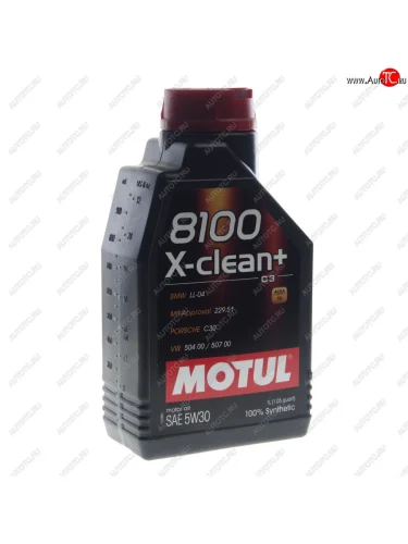 Масло моторное 8100 X-CLEAN+ 5W30 синт.1л MOTUL MOTUL 111683