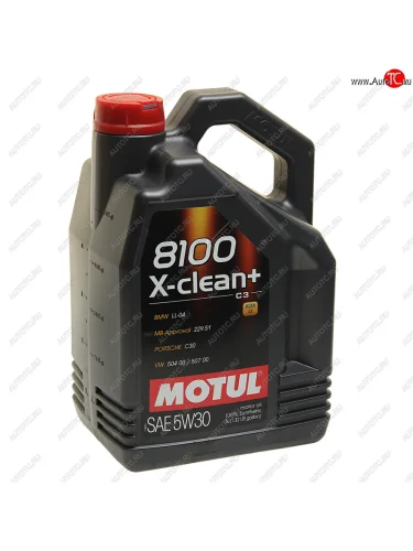 Масло моторное 8100 X-CLEAN+ 5W30 синт.5л MOTUL MOTUL 111684