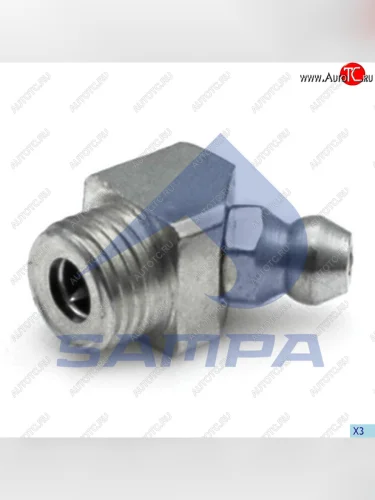 Масленка угловая 45 градусов М10х1 SAMPA SAMPA 112.007