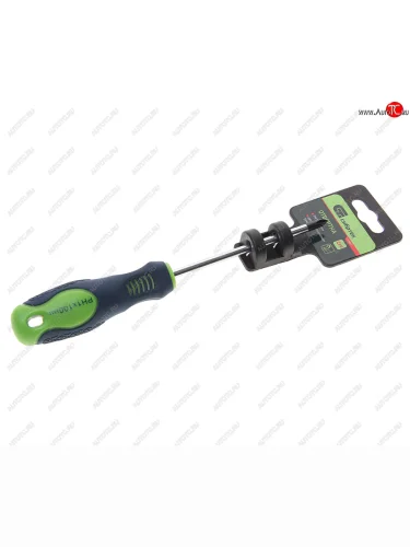 Отвертка крестовая PH 1.0х100мм магнитная (сталь CrV) СИБРТЕХ СИБРТЕХ 11841