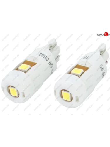 Лампа светодиодная 12V W5W T10W W2.1х9.5d 6000K 90Лм (2шт.) Led White Ultinon Pro6000 PHILIPS PHILIPS 11961cu60x2 PHILIPS 11961cu60x2