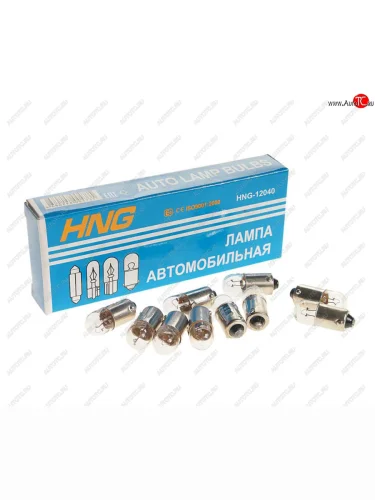 Лампа 12V T4W BA9s Long Life HNG HNG 12040