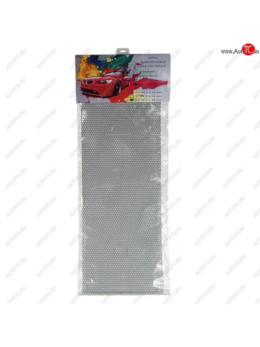 Решетка радиатора сетка (черная) 120х40см (соты 6х12мм) GRILLE TUNING GRILLE TUNING 120х40 (соты) black