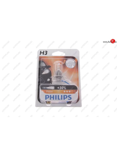 Лампа 12V H3 55W PK22s +30% блистер (1шт.) Premium PHILIPS PHILIPS 12336prb1