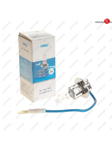Лампа 12V H3 55W PK22s Long Life HNG HNG 12355