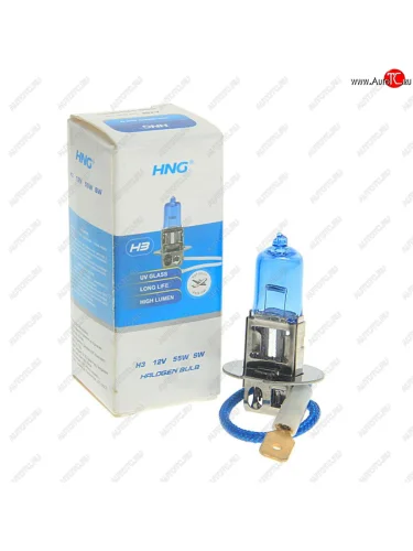 Лампа 12V H3 55W PK22s Super White HNG HNG 12355sw