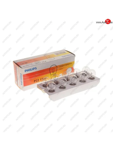Лампа 12V P22 15W BA15s PHILIPS PHILIPS 12401cp