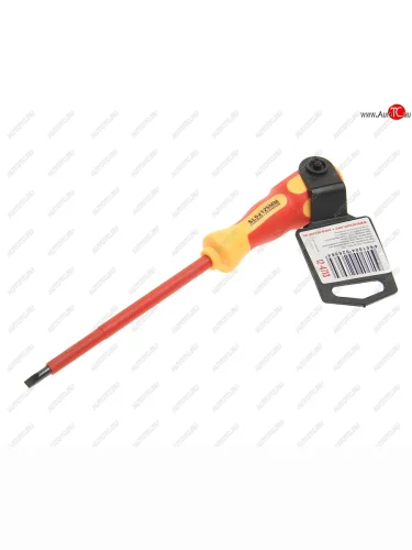 Отвертка шлицевая SL 5.0х125мм (сталь CR-V) «Электрика» REXANT REXANT 12-4713