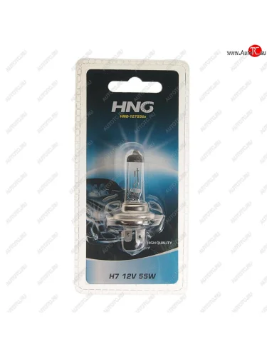 Лампа 12V H7 55W PX26d блистер (1шт.) Long Life HNG HNG 12755бл
