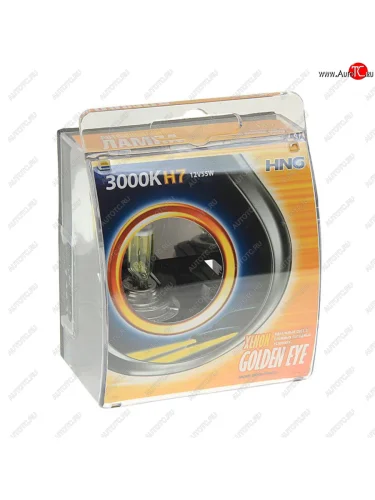 Лампа 12V H7 55W PX26d 3000К бокс (2шт.) Golden Eye HNG HNG 12755ge2