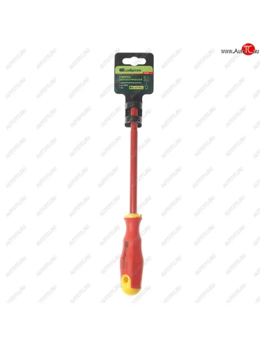 Отвертка шлицевая SL 6.5х150мм диэлектрическая (сталь CR-V) СИБРТЕХ СИБРТЕХ 12935