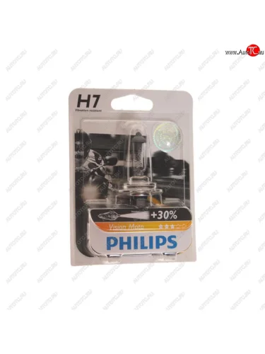 Лампа 12V H7 55W PX26d +30% блистер (1шт.) Vision Moto PHILIPS PHILIPS 12972prbw