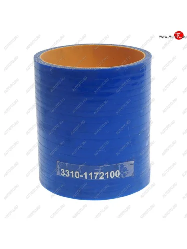 Патрубок ГАЗ-3310 Валдай интеркулера дв.CUMMINS ISF 3.8 синий силикон (L=68мм,d=32) MEGAPOWER MEGAPOWER 130-16-040