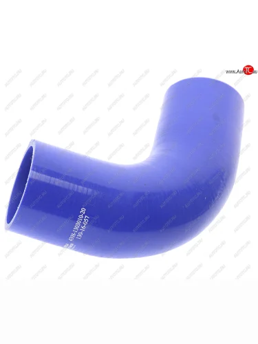 Патрубок КАМАЗ радиатора нижний (L=130х130мм,d=60) силикон MEGAPOWER MEGAPOWER 130-16-057