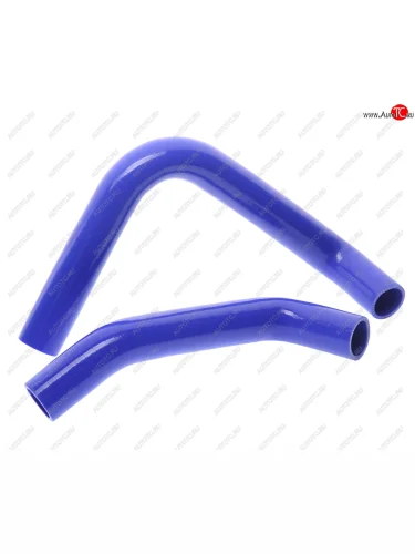 Патрубок ГАЗ-3302 Бизнес дв.УМЗ-4216 ЕВРО-4 радиатора комплект 2шт. синий силикон MEGAPOWER MEGAPOWER 130-17-002