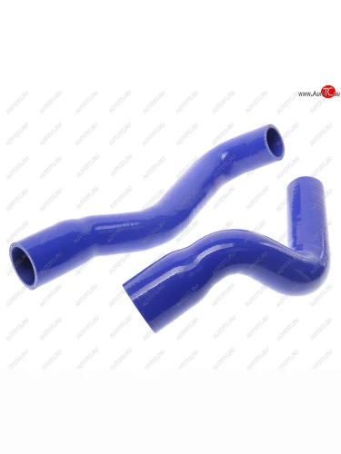 Патрубок ГАЗель Next радиатора комплект 2шт. синий силикон MEGAPOWER MEGAPOWER 130-17-021