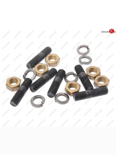 Крепеж КАМАЗ турбокомпрессора под 6 шпилек (шпильки,гайки,шайбы) БЕЛЗАН БЕЛЗАН 13449533121647406