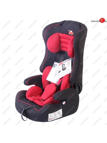 Автокресло детское 9-36кг (I-II-III) 0.9-12лет красное (с ремнями) BBC-513 Little Car PSV PSV 134669 PSV 134669