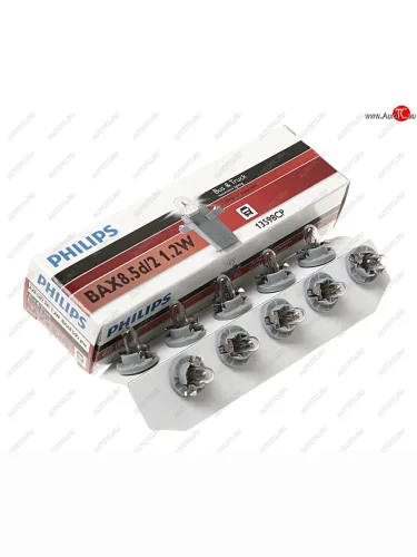 Лампа 24V 1.2W Bax8.5d серый патрон PHILIPS PHILIPS 13598cp PHILIPS 13598cp