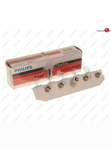 Лампа 24V T4W BA9s Master Duty PHILIPS PHILIPS 13929mdcp