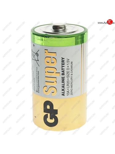 Батарейка D LR20 1.5V блистер 2шт. (цена за 1шт.) GP GP 13a-ue2 lr20 bl2