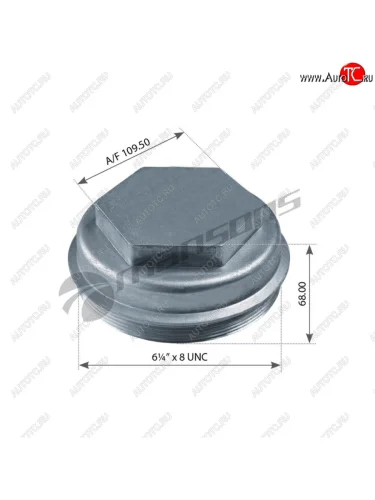 Колпак ступицы колеса FRUEHAUF (160х3мм) (h=70мм SW110) MANSONS MANSONS 150.018