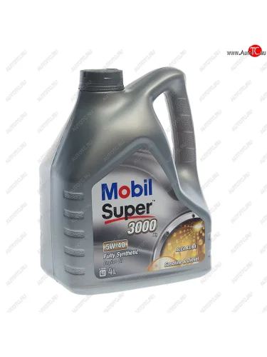 Масло моторное SUPER 3000 X1 5W40 синт.4л MOBIL MOBIL 150546