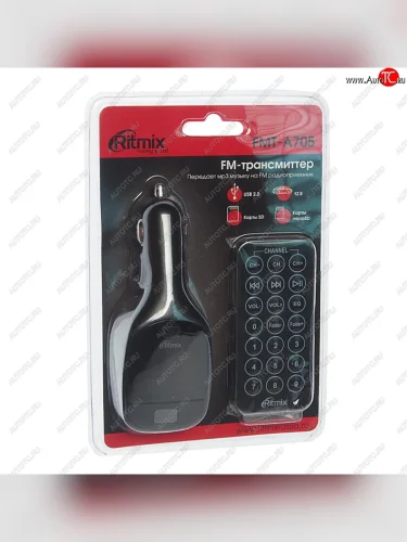 Модулятор FM плеер RITMIX RITMIX 15118383
