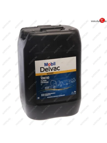 Масло дизельное DELVAC Modern 10W40 Super Defense V1 синт.20л MOBIL MOBIL 157342