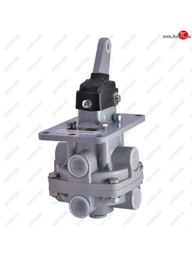 Кран ЗИЛ,КАМАЗ,МАЗ тормозной 2-х секционный с рычагом АВТОКОМПОНЕНТ АВТОКОМПОНЕНТ 16.3514008 АВТОКОМПОНЕНТ 16.3514008