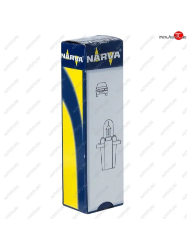 Лампа 12V 1.2W BAX8.3s1.35 черный патрон Plastic Base NARVA NARVA 170363000