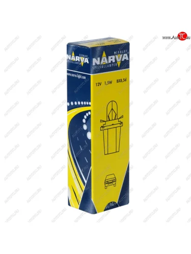 Лампа 12V 1.5W BX8.5d желтый патрон Plastic Base NARVA NARVA 170503000