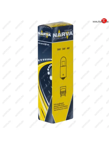 Лампа 24V T4W BA9s NARVA NARVA 171413000