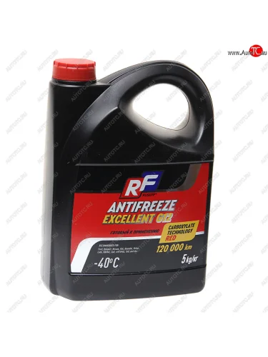 Антифриз красный -40C 5кг G12 RUSEF RUSEFF 17359n