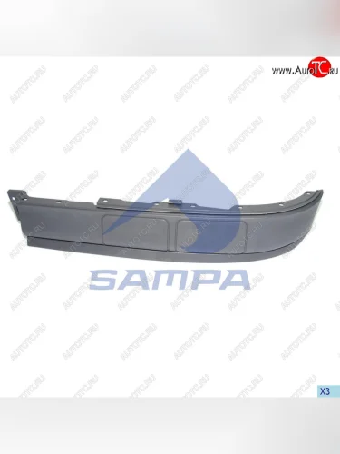 Спойлер бампера MERCEDES Actros левая часть SAMPA SAMPA 18100038