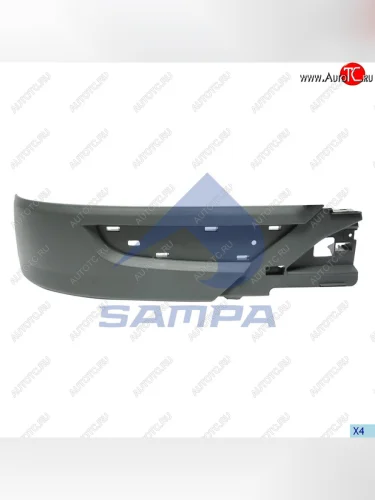 Спойлер бампера MERCEDES Actros MP3 переднего правый (узкий) SAMPA SAMPA 18100558