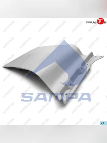 Накладка MAN TGA,L,LX двери нижняя левая SAMPA SAMPA 18200190
