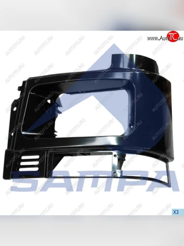 Облицовка VOLVO FM10,12 фары левой SAMPA SAMPA 18300274