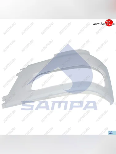 Облицовка DAF фары левой SAMPA SAMPA 18500101