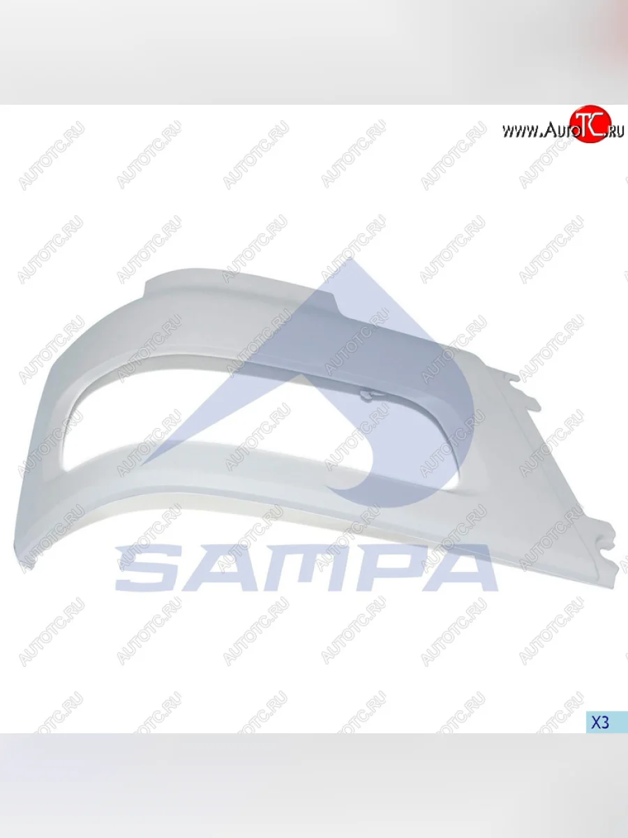 Бампер DAF CF85 передний правая часть SAMPA SAMPA 18500102  в Самаре Самарской области