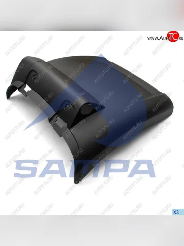 Крыло DAF XF105 заднее передняя часть левое (с кронштейном) SAMPA SAMPA 18500216