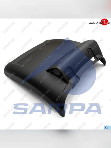 Крыло DAF XF105 заднее передняя часть правое (с кронштейном) SAMPA SAMPA 18500217
