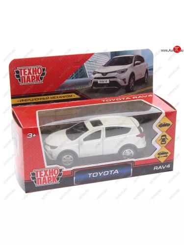 Модель автомобиля TOYOTA Rav4 металлическая ТЕХНОПАРК ТЕХНОПАРК 185421