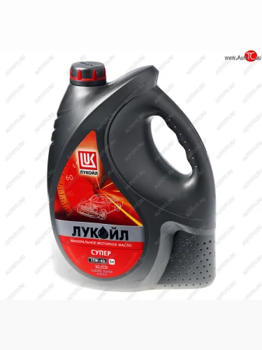 Масло моторное СУПЕР SGCD 15W40 мин.5л ЛУКОЙЛ LUKOIL 19196