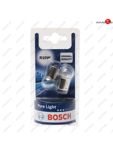 Лампа 12V R10W BA15s блистер (2шт.) Pure Light BOSCH BOSCH 1987301019