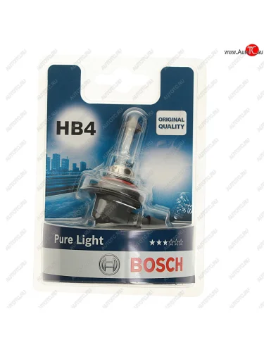 Лампа 12V HB4 51W P22d блистер (1шт.) Pure Light BOSCH BOSCH 1987301063