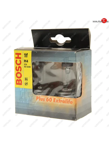 Лампа 12V H4 6055W P43t +60% (2шт.) Pure Light BOSCH BOSCH 1987301070